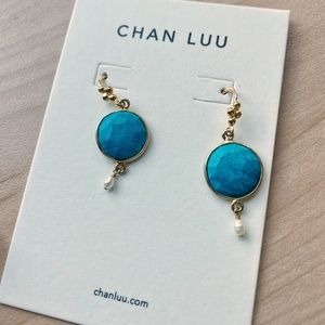 NWT Chan Luu Turquoise Earrings + 2 Amazon off brand Lot Set